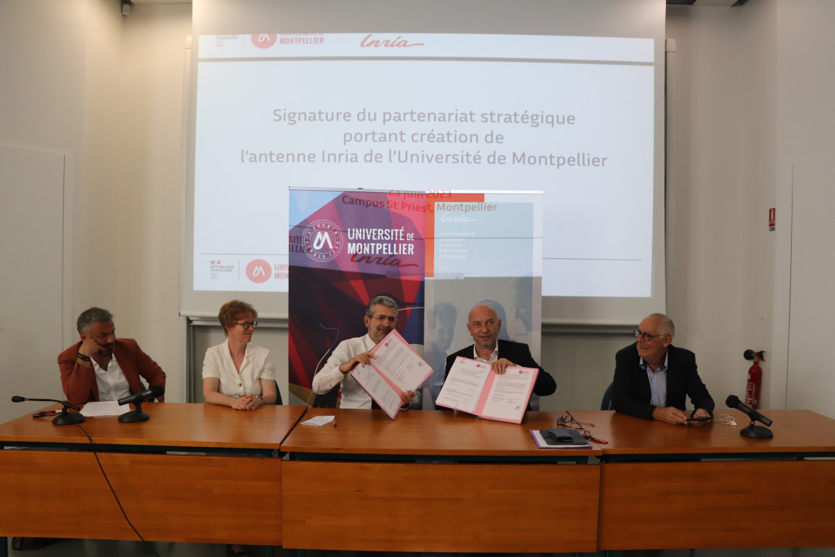 Inria and the University of Montpellier announce the signature of a ...